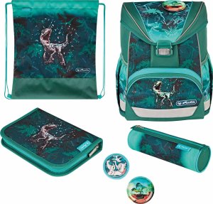 Herlitz Herlitz Schulranzen UltraLight Plus Green Rex 14