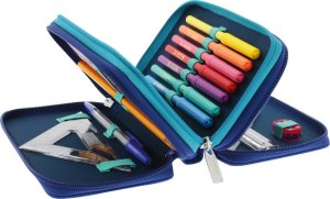Piórnik Herlitz Herlitz TriCase 31tlg Dip Dye Blue/Turquoise 8