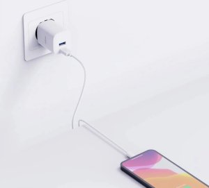 Zasilacz do laptopa Verico Verico Ladegerät MOJO GaN  30W PD, 2-Port (USB-A & USB-C) WH retail 3