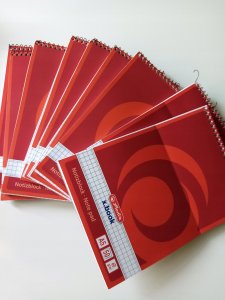 Herlitz Herlitz Spiralnotizblock A5 50 Blatt kariert 3