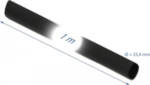 Organizer Delock DELOCK Schrumpfschlauch 1 m x 25,4 mm schwarz 2