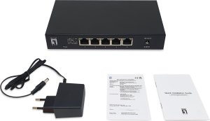 Switch LevelOne LevelOne Switch  5x GE GEU-0525       2.5GbE 100/1000Mbps sw 7