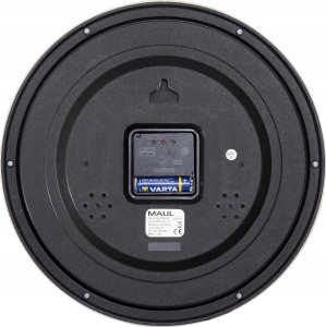 Maul MAUL Wanduhr Step weiß/silber Kunststoff 30cm inkl. Batterie 4