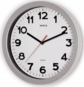 Maul MAUL Wanduhr Step weiß/silber Kunststoff 30cm inkl. Batterie 5