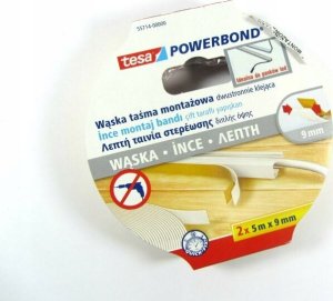 Tesa tesa Powerbond Montageband 2x 5m x 9mm schmal 1