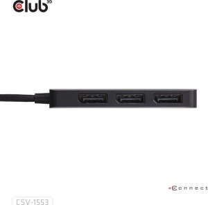 Club 3D Club3D MST-Hub USB 3.2 Typ C > 3x DP       4K60Hz      St/Bu retail 2
