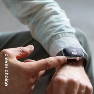 Crong Crong Liquid - Pasek do Apple Watch 42/44/45/49 mm (grafitowy) 4