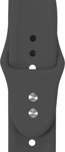 Crong Crong Liquid - Pasek do Apple Watch 42/44/45/49 mm (grafitowy) 5