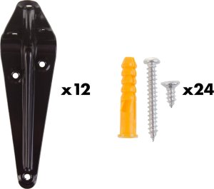 Maclean Półki ścienne 6 szt, 8kg max (MC-331) 6