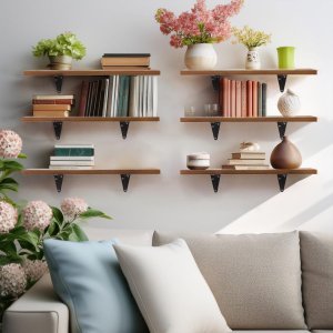 Maclean Półki ścienne 6 szt, 8kg max (MC-331) 8