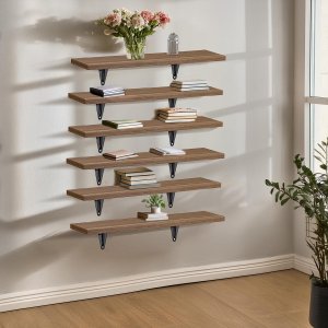 Maclean Półki ścienne 6 szt, 8kg max (MC-331) 9