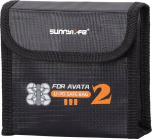 Pokrowiec SunnyLife Futerał Etui Pokrowiec Na 3x Akumulator Do Drona Dji Avata 2 Ognioodporny / At2-dc783-3 3