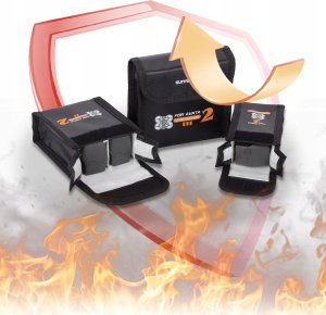 Pokrowiec SunnyLife Futerał Etui Pokrowiec Na 3x Akumulator Do Drona Dji Avata 2 Ognioodporny / At2-dc783-3 4