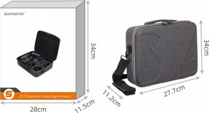 Pokrowiec SunnyLife Walizka Pokrowiec Futerał Case Do Dji Avata 2 Dji + Goggles 3 + Rc Motion 3 / At2-b778-d 9