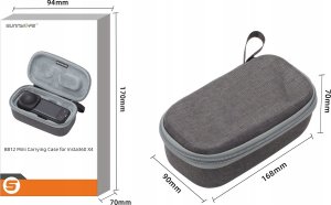 Pokrowiec SunnyLife Pokrowiec Futerał Etui Case Walizka Osłona Do Insta360 X4 / Insta 360 X 4 / X4-b812-d 5