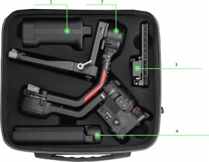 Pokrowiec SunnyLife Etui Pokrowiec Futerał Walizka Case Osłona Torba Na Gimbal Dji Rs 4 / Rs4 / Ro-b788-d 12