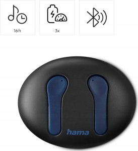 Słuchawki Hama SŁUCHAWKI DOUSZNE TRUE WIRELESS "SPIRIT UNCHAINED" ENC NIEBIESKIE 8