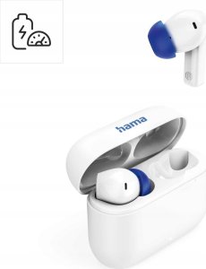 Słuchawki Hama SŁUCHAWKI DOKANAŁOWE TRUE WIRELESS ANC "PASSION CLEAR II" BIAŁE 15
