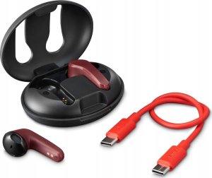 Słuchawki Hama SŁUCHAWKI DOUSZNE TRUE WIRELESS "SPIRIT UNCHAINED" ENC CZERWONE 10