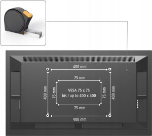 Hama UCHWYT LCD/LED, VESA 400X400, FIX (65") 7