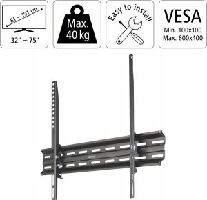 Hama UCHWYT LCD/LED, VESA 600X400, MOTION (75") 6