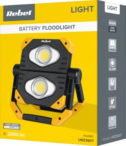 Naświetlacz Rebel Przenośny reflektor LED 2XCOB 9