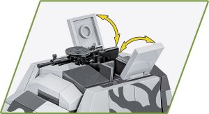 Cobi Klocki Improwizowany samochód pancerny Kubuś Powstanie Warszawskie 9