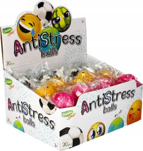 Mega Creative PILKA ANTYSTRES 6CM ZWIERZ SPORT MC 30/300/600 10