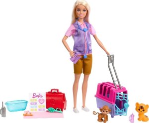 Lalka Barbie Mattel BRB RATOWNICZKA ZWIERZAT HRG50 WB6 1