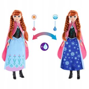 Lalka Barbie Mattel Disney Kraina Lodu Anna z magiczną spódniczką (HTG24) 2