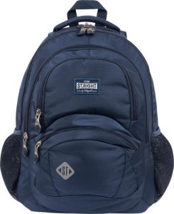 St. Majewski PLECAK 31X41X16 3ZAM 4KIESZ STRIGHT BLUE VINTAGE 10