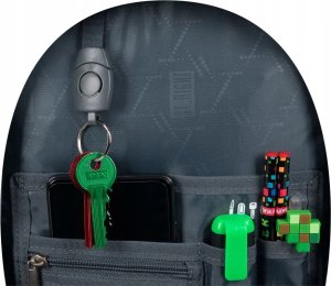 St. Majewski PLECAK 27X38X13 1ZAM 4KIESZ STRIGHT BLUE GAMER 5