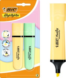 Bic ZAKRESLACZ 2KOL PASTEL BC B/C 2