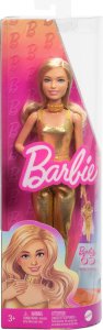 Lalka Barbie Mattel BRB FASHION złoty KOMBINEZON HRH19 WB6 3