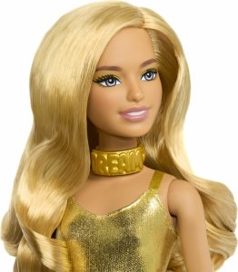 Lalka Barbie Mattel BRB FASHION złoty KOMBINEZON HRH19 WB6 6