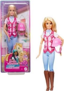 Lalka Barbie Mattel Malibu w stroju jeździeckim (HXJ38) 1