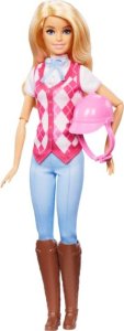 Lalka Barbie Mattel Malibu w stroju jeździeckim (HXJ38) 2