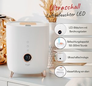 Nawilżacz powietrza Adler Nawilżacz ultradźwiękowy Adler AD 7972 wyświetlacz LED 15