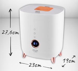 Nawilżacz powietrza Adler Nawilżacz ultradźwiękowy Adler AD 7972 wyświetlacz LED 17