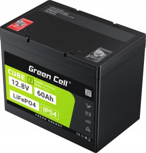 Green Cell Green Cell CUBE Akumulator LiFePO4 60Ah 12.8V 768Wh Litowo-Żelazowo-Fosforanowy do Silników elektrycznych, Kampera, Podnośników 3