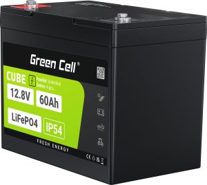 Green Cell Green Cell CUBE Akumulator LiFePO4 60Ah 12.8V 768Wh Litowo-Żelazowo-Fosforanowy do Silników elektrycznych, Kampera, Podnośników 4