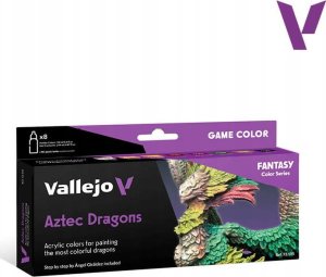 Vallejo Vallejo: 72.195 - Game Color - Aztec Dragons (8x18 ml) 1