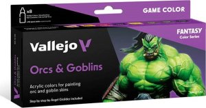 Vallejo Vallejo: 72.192 - Game Color - Orcs & Goblins (8x18 ml) 1