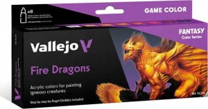 Vallejo Vallejo: 72.196 - Game Color - Fire Dragons (8x18 ml) 1