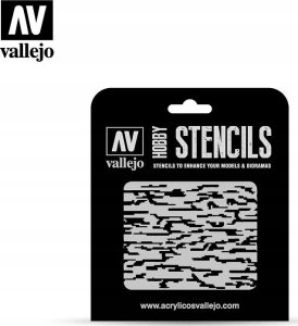 Vallejo Vallejo: ST-CAM004 - Stencils - Pixelated Modern Camo 1