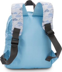 NICI NICI 49852 Plecak 21x26cm niebieski + maskotka Panda czerwona 25cm 3