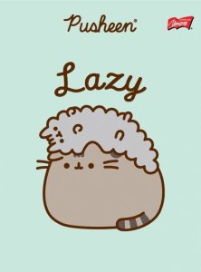 MAJEWSKI Zeszyt A5 32k krata laminowany Pusheen p15 mix cena za 1 szt 5