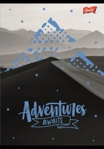 MAJEWSKI Zeszyt A5 60k krata laminowany Adventure p10, mix cena za 1 szt 6