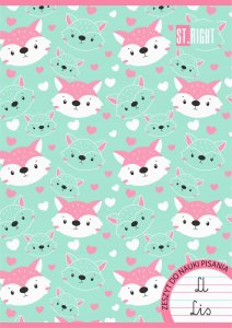 MAJEWSKI Zeszyt A4 32k linia podwójna dwukolorowa laminowany ST.RIGHT p15, mix cena za 1 szt 7