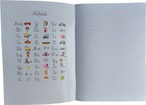 MAJEWSKI Zeszyt A4 32k linia podwójna dwukolorowa laminowany ST.RIGHT p15, mix cena za 1 szt 6